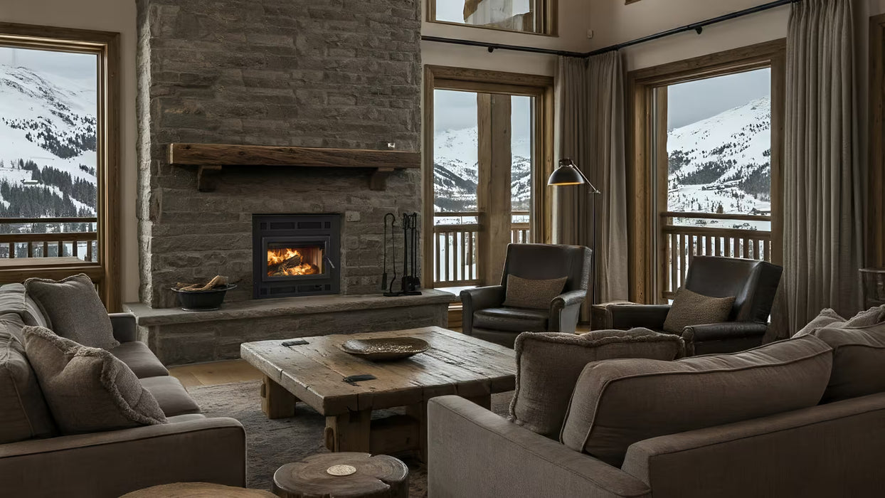 Heat And Glow Heat & Glo Pioneer II Wood-Burning Fireplace PIONEER-II-ARC-FD Fireplace Finished - Wood