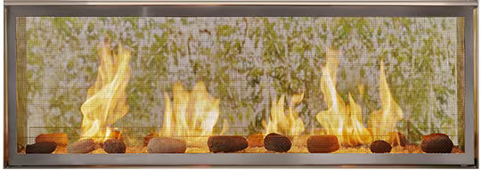 Heat And Glow Heat & Glo Lanai 48" Outdoor Double-Sided Fireplace ODLANAIGST-48-FD Fireplace Finished - Outdoor