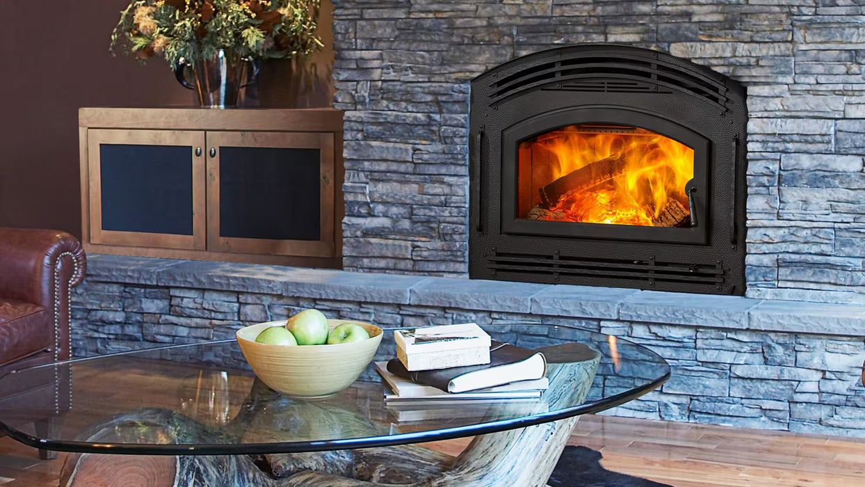 Heat And Glow Heat & Glo Pioneer II Wood-Burning Fireplace PIONEER-II-ARC-FD Fireplace Finished - Wood