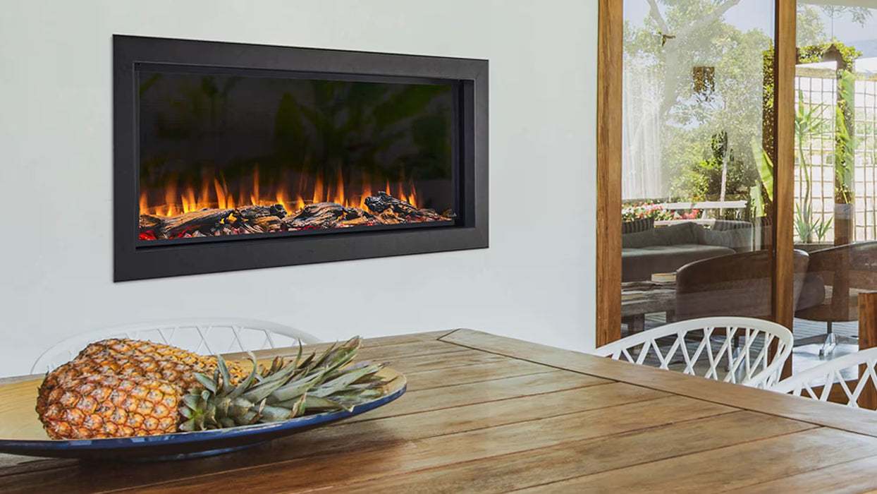 Heat And Glow Simplifire Forum 43" Outdoor Electric Fireplace SF-OD43-FD Fireplace Finished - Electric