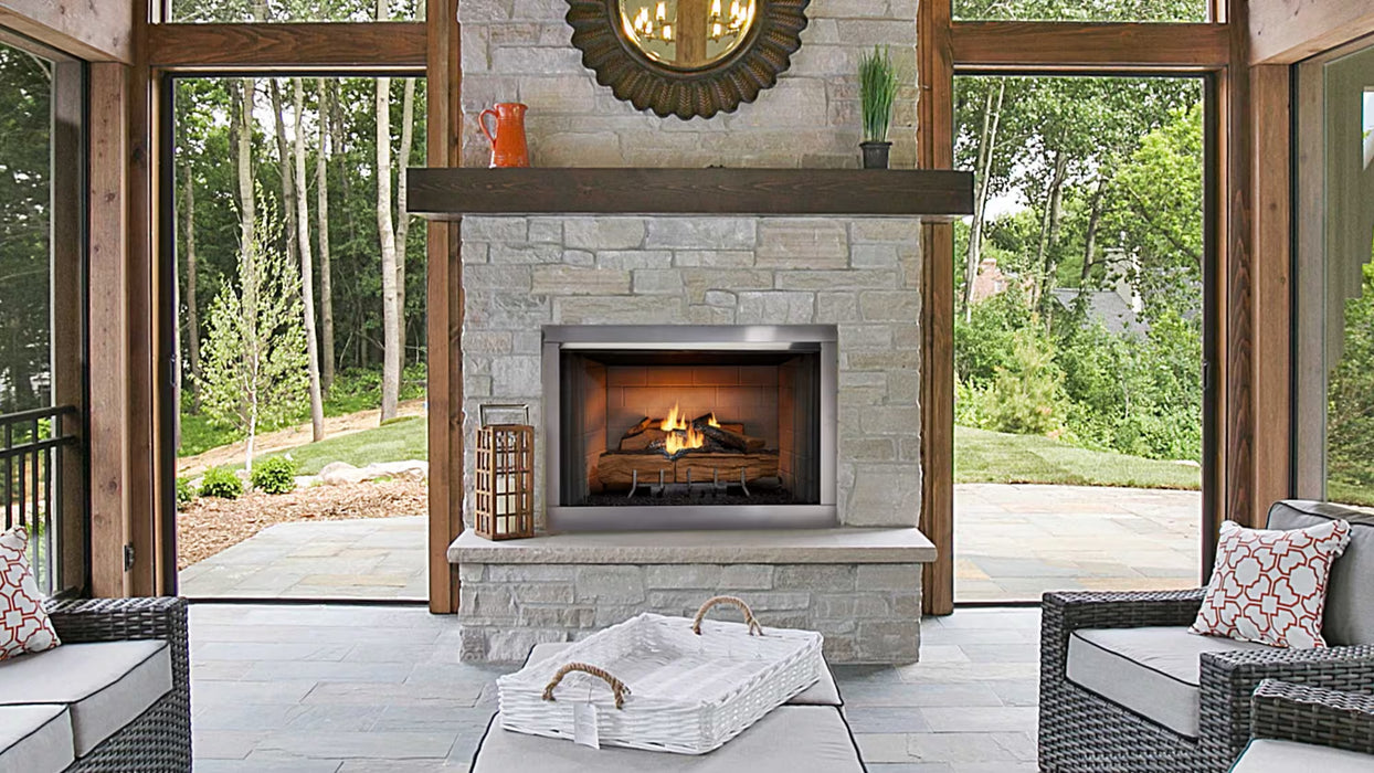 Heat And Glow Heat & Glo Vesper 42" Outdoor Gas Fireplace Fireplace Accessories