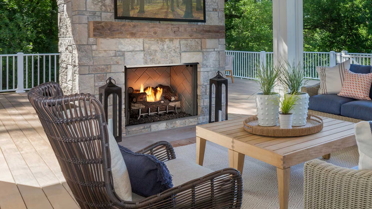 Heat And Glow Heat & Glo Vesper 42" Outdoor Gas Fireplace Fireplace Accessories