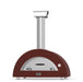 Alfa Forni Alfa Allegro Wood-Fired Pizza Oven - Antique Red (No Base) FXALLE-LROA-T Barbecue Finished - Charcoal