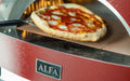 Alfa Forni Alfa Allegro Wood-Fired Pizza Oven - Antique Red (No Base) FXALLE-LROA-T Barbecue Finished - Charcoal