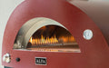 Alfa Forni Alfa Allegro Wood-Fired Pizza Oven - Antique Red (No Base) FXALLE-LROA-T Barbecue Finished - Charcoal