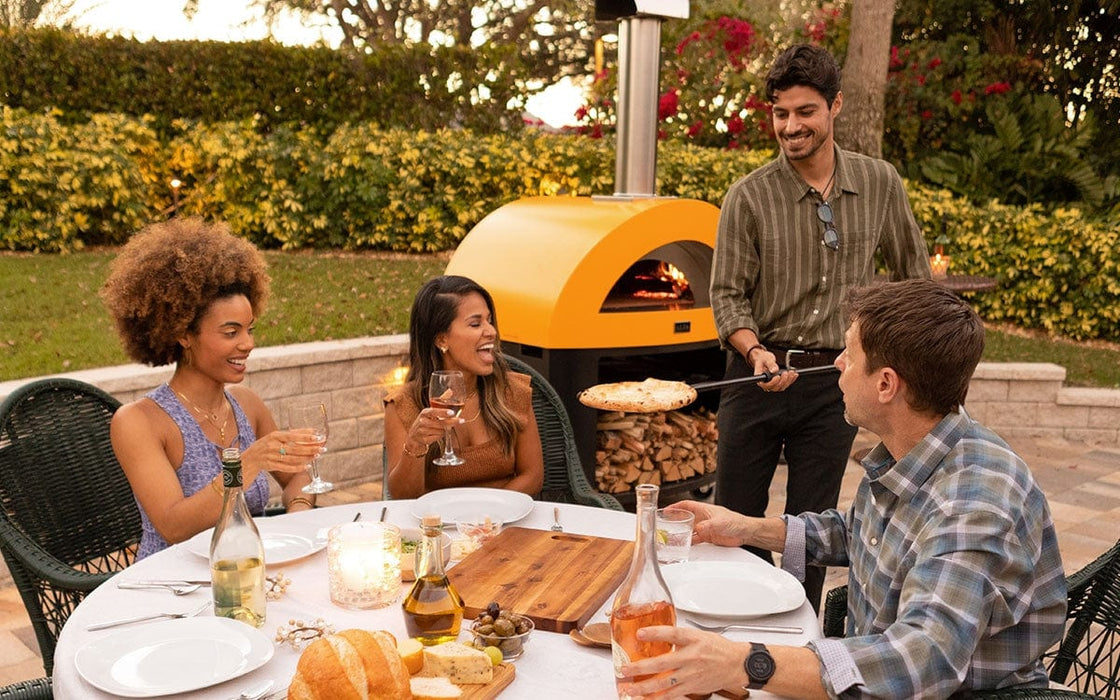 Alfa Forni Alfa Allegro Wood-Fired Pizza Oven - Yellow (No Base) FXALLE-LGIA-T Barbecue Finished - Pellet 812555036805