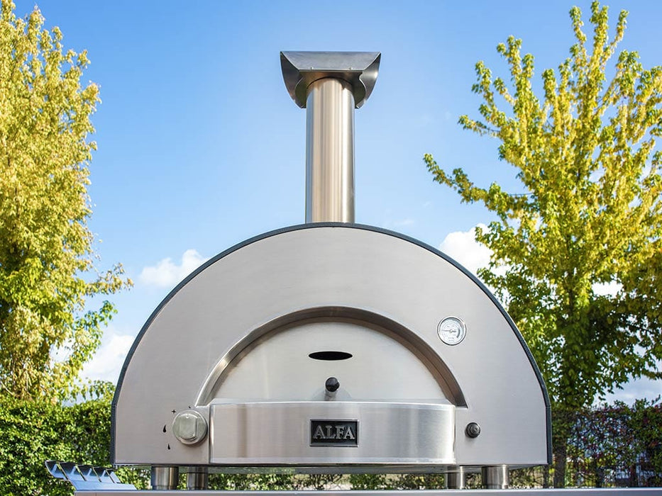 Alfa Forni Alfa Classico 2 Pizze Pizza Oven FXCL-2P-GGRA-U Barbecue Finished - Gas