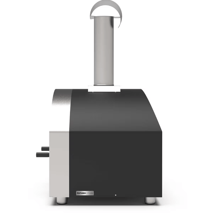 Alfa Forni Alfa Futuro 2 Pizze Gas-Fired Pizza Oven (Wrinkle Black) Barbecue Finished - Gas