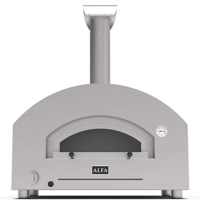 Alfa Forni Alfa Futuro 2 Pizze Gas-Fired Pizza Oven (Wrinkle Black) Barbecue Finished - Gas
