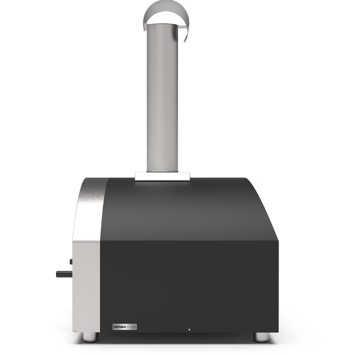Alfa Forni Alfa Futuro 4 Pizze Gas-Fired Pizza Oven (Wrinkle Black) Barbecue Finished - Gas