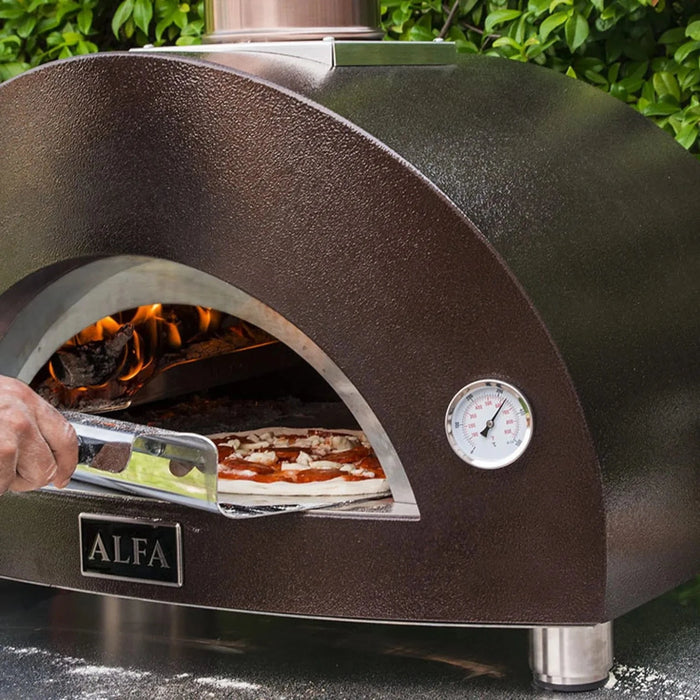 Alfa Forni Alfa Moderno 1 Pizza Gas-Fired Portable Pizza Oven Barbecue Finished - Gas