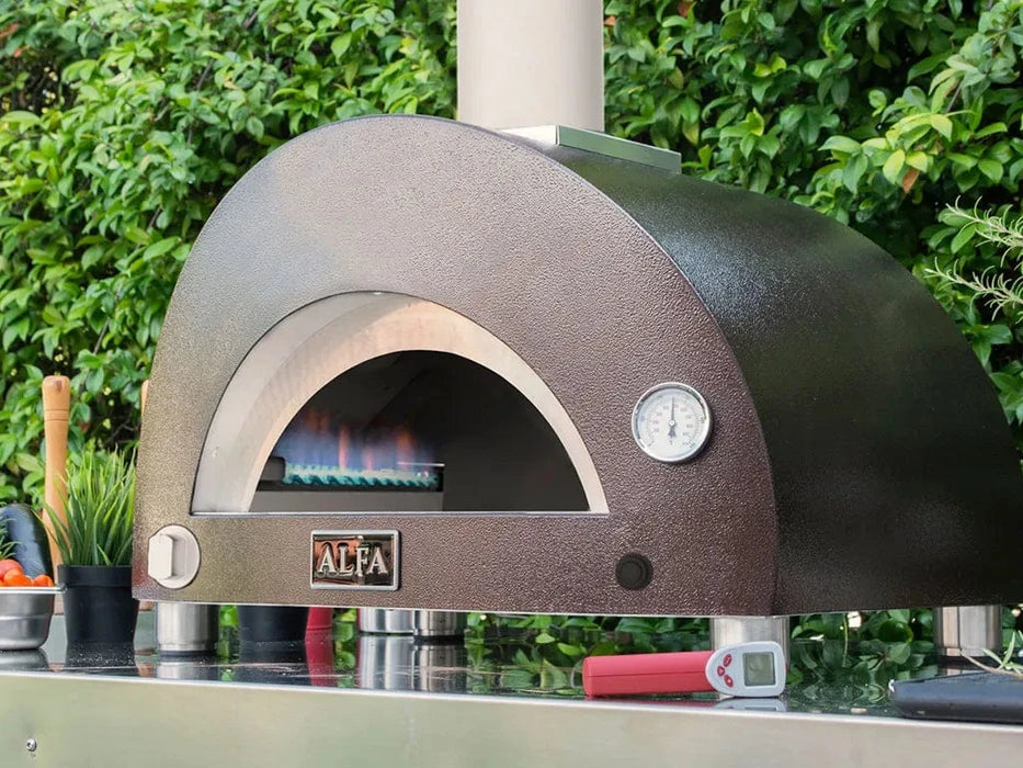 Alfa Forni Alfa Moderno 1 Pizza Gas-Fired Portable Pizza Oven Barbecue Finished - Gas