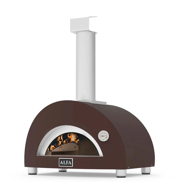 Alfa Forni Alfa Moderno 1 Pizza Gas-Fired Portable Pizza Oven Barbecue Finished - Gas