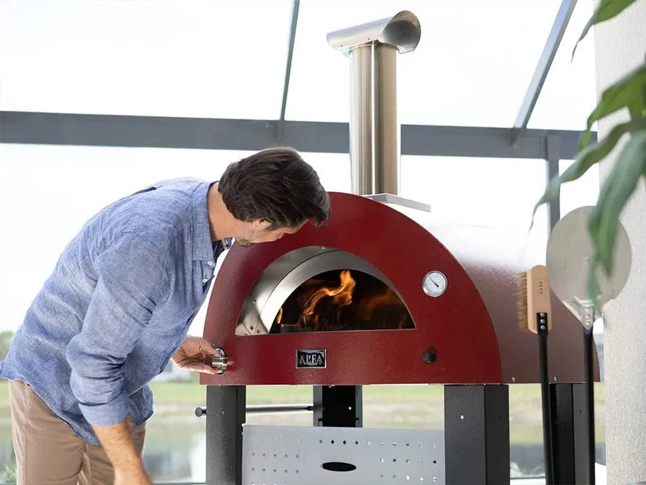 Alfa Forni Alfa Moderno 2 Pizze Gas Fired Pizza Oven (Anthracite Grey) Barbecue Finished - Gas