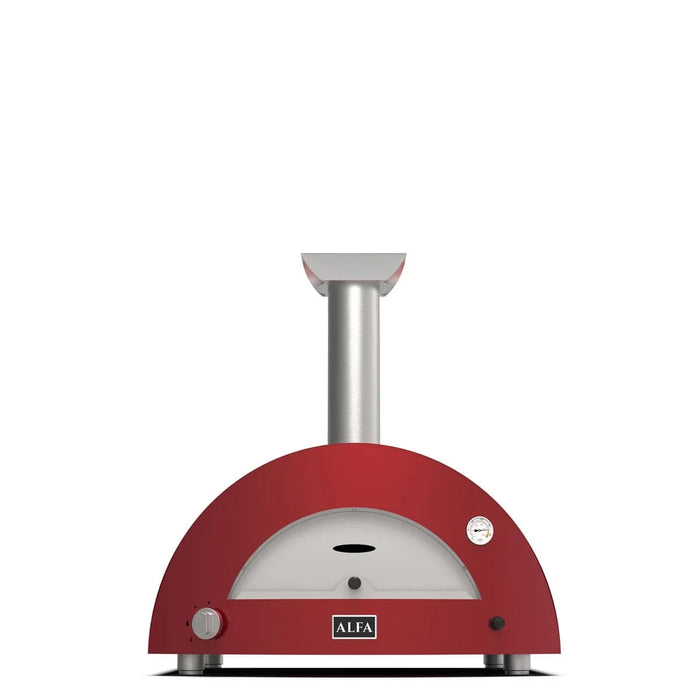 Alfa Forni Alfa Moderno 2 Pizze Gas Fired Pizza Oven (Ruby Red) Barbecue Finished - Gas