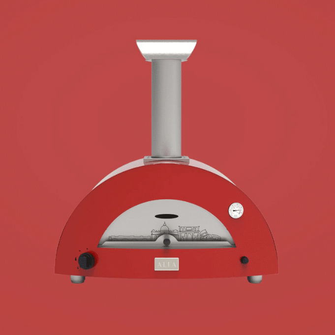 Alfa Forni Alfa Moderno 2 Pizze Gas Pizza Oven (Limited Edition Roma) FXMD-2P-LERM-U Barbecue Finished - Gas 810121570340