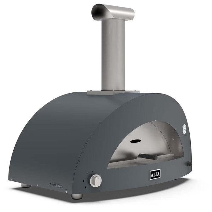 Alfa Forni Alfa Moderno 3 Pizze Gas-Fired Pizza Oven (Anthracite Grey) Barbecue Finished - Gas