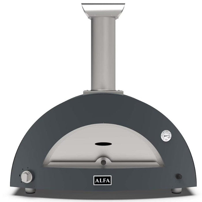 Alfa Forni Alfa Moderno 3 Pizze Gas-Fired Pizza Oven (Anthracite Grey) Barbecue Finished - Gas