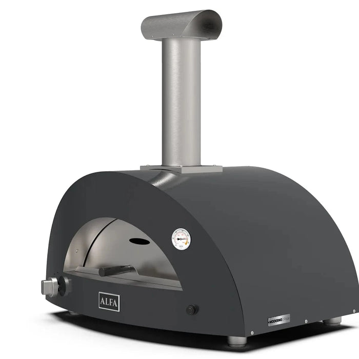 Alfa Forni Alfa Moderno 3 Pizze Gas-Fired Pizza Oven (Anthracite Grey) Barbecue Finished - Gas