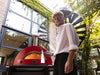 Alfa Forni Alfa Moderno 3 Pizze Gas-Fired Pizza Oven (Ruby Red) Barbecue Finished - Gas