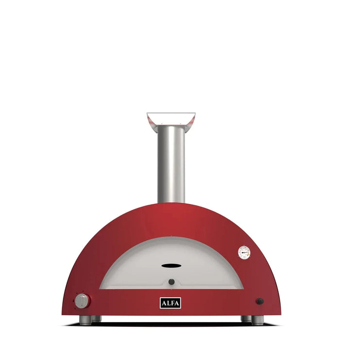 Alfa Forni Alfa Moderno 3 Pizze Gas-Fired Pizza Oven (Ruby Red) Barbecue Finished - Gas