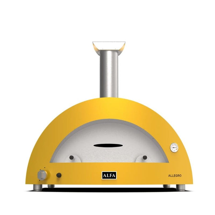 Alfa Forni Alfa Moderno 5 Pizze Gas-Fired Pizza Oven Imperial Yellow FXMD-5P-MGIAI-U Barbecue Finished - Gas 810121572887