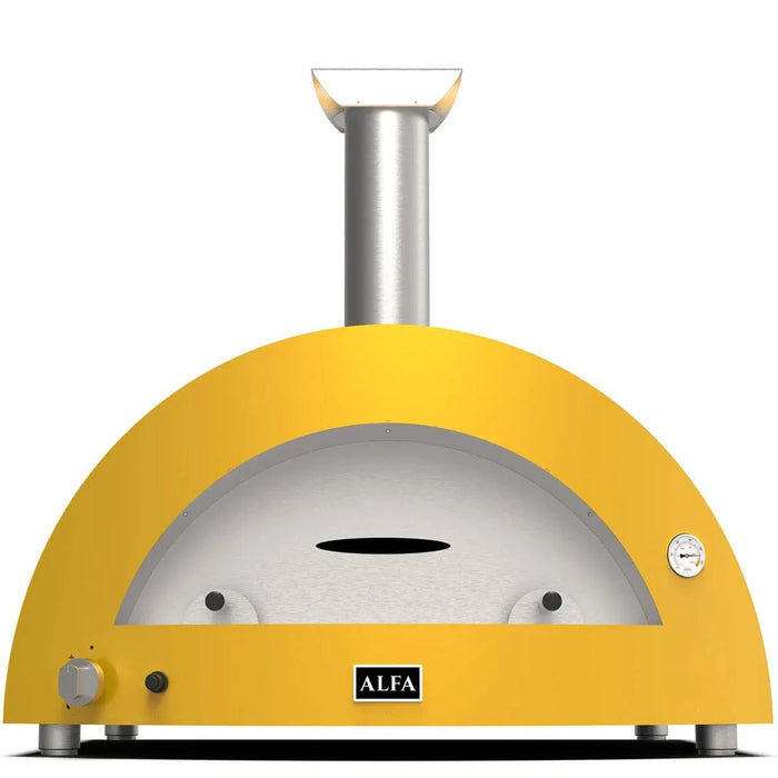 Alfa Forni Alfa Moderno 5 Pizze Gas Pizza Oven (Fire Yellow) FXMD-5P-MGIA-U Barbecue Finished - Gas 812555036867