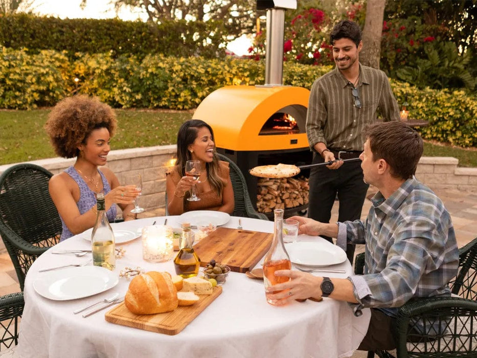 Alfa Forni Alfa Moderno 5 Pizze Gas Pizza Oven (Fire Yellow) FXMD-5P-MGIA-U Barbecue Finished - Gas 812555036867