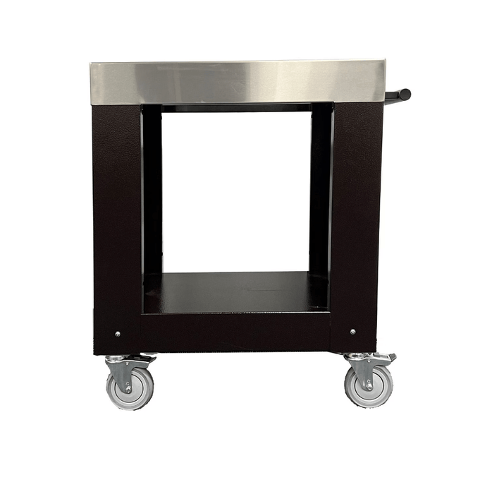 Alfa Forni Alfa Stainless Steel Base & Prep Station (28" Silver Black) - ACTAVO-MINI-SBL ACTAVO-MINI-SBL Barbecue Accessories 850020236466