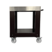 Alfa Forni Alfa Stainless Steel Base & Prep Station (28" Silver Black) - ACTAVO-MINI-SBL ACTAVO-MINI-SBL Barbecue Accessories 850020236466