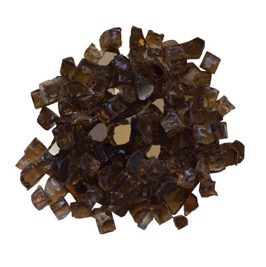 Amantii Amantii 1/4" Reflective Fireglass (Light Brown) - AMSF-GLASS-02 AMSF-GLASS-02 Fireplace Accessories