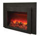 Amantii Amantii 30" Electric Fireplace Insert with Black Steel Surround & Overlay INS-FM-30 Fireplace Finished - Electric