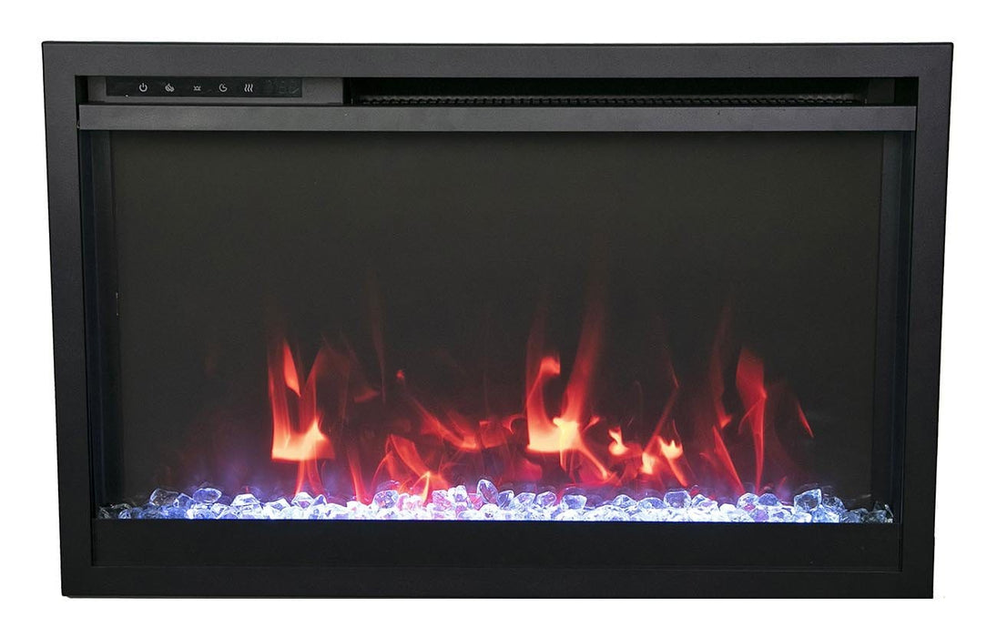 Amantii Amantii 30" Traditional Xtraslim Electric Fireplace TRD-30-XS Fireplace Finished - Electric