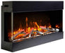 Amantii Amantii 30" Tru-View Slim 3-sided Indoor / Outdoor Electric Fireplace 30-TRV-slim Fireplace Finished - Electric