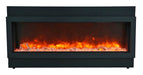 Amantii Amantii 40" Panorama Deep Extra Tall Indoor / Outdoor Built-in Electric Fireplace BI-40-DEEP-XT Fireplace Finished - Electric