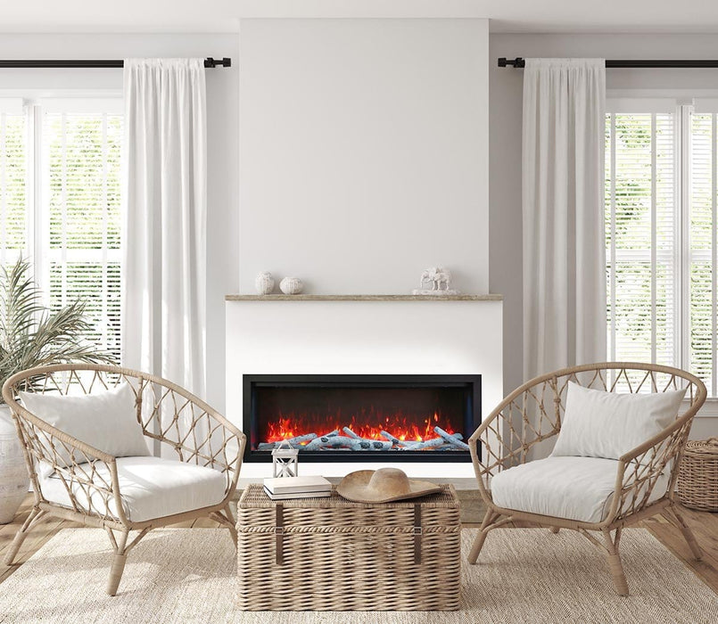 Amantii Amantii 60" Symmetry Extra Tall Bespoke Electric Fireplace SYM-60-XT-BESPOKE Fireplace Finished - Electric