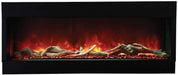 Amantii Amantii 60" Tru-View Slim 3-sided Indoor / Outdoor Electric Fireplace 60-TRV-slim Fireplace Finished - Electric