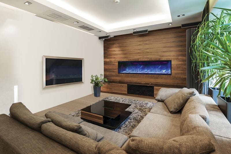 Amantii Amantii 72" Panorama Deep Indoor / Outdoor Built-in Electric Fireplace BI-72-DEEP-OD Fireplace Finished - Electric