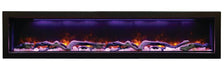 Amantii Amantii 72" Panorama Deep Indoor / Outdoor Built-in Electric Fireplace BI-72-DEEP-OD Fireplace Finished - Electric