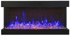 Amantii Amantii 72" Tru-View Extra Tall 3-sided Indoor / Outdoor Electric Fireplace 72-TRV-XT-XL Fireplace Finished - Electric