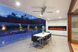 Amantii Amantii 88" Panorama Deep Indoor / Outdoor Built-in Electric Fireplace BI-88-DEEP-OD Fireplace Finished - Electric