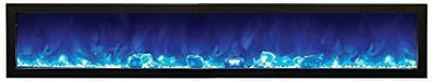Amantii Amantii 88" Panorama Slim Indoor / Outdoor Built-in Electric Fireplace BI-88-SLIM-OD Fireplace Finished - Electric