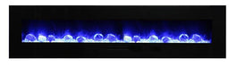 Amantii Amantii 88" Wall/Flush-Mount Electric Fireplace WM-FM-88-10023-BG Fireplace Finished - Electric