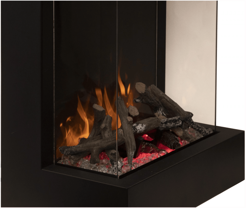 Amantii Amantii Cube 2025WM Lumina Freestand Electric Fireplace CUBE-2025WM-LUMINA Fireplace Finished - Electric