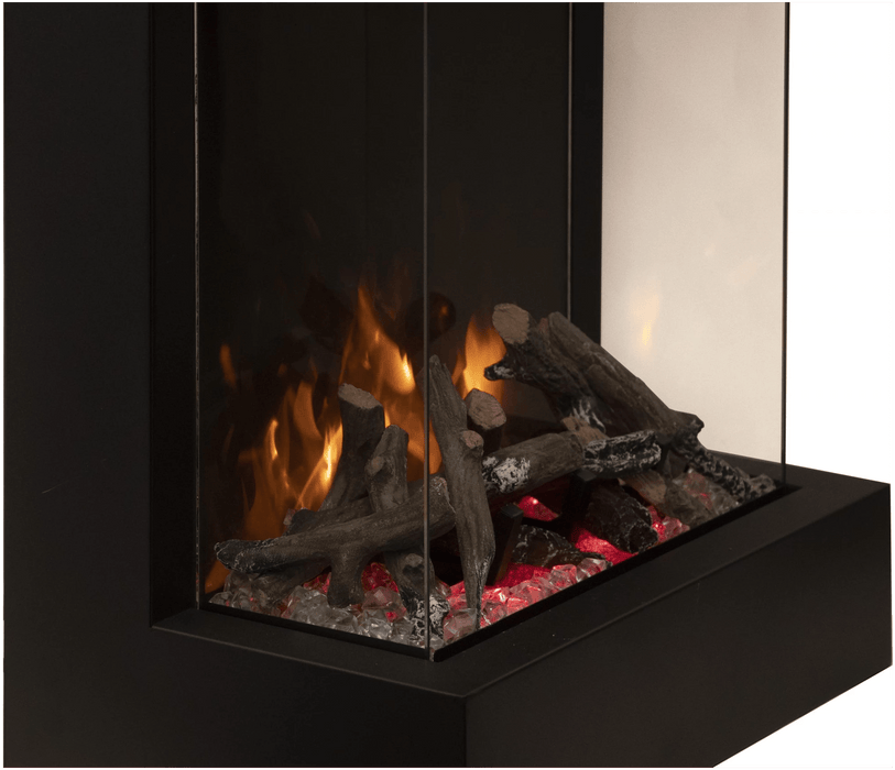 Amantii Amantii Cube 2025WM Lumina Freestand Electric Fireplace CUBE-2025WM-LUMINA Fireplace Finished - Electric