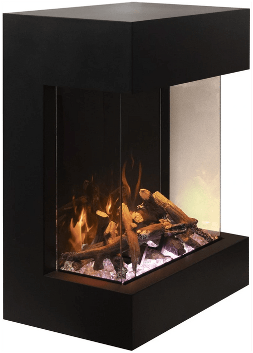 Amantii Amantii Cube 2025WM Lumina Freestand Electric Fireplace CUBE-2025WM-LUMINA Fireplace Finished - Electric