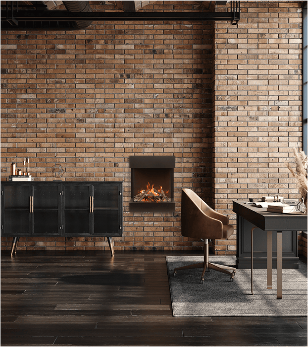 Amantii Amantii Cube 2025WM Lumina Freestand Electric Fireplace CUBE-2025WM-LUMINA Fireplace Finished - Electric