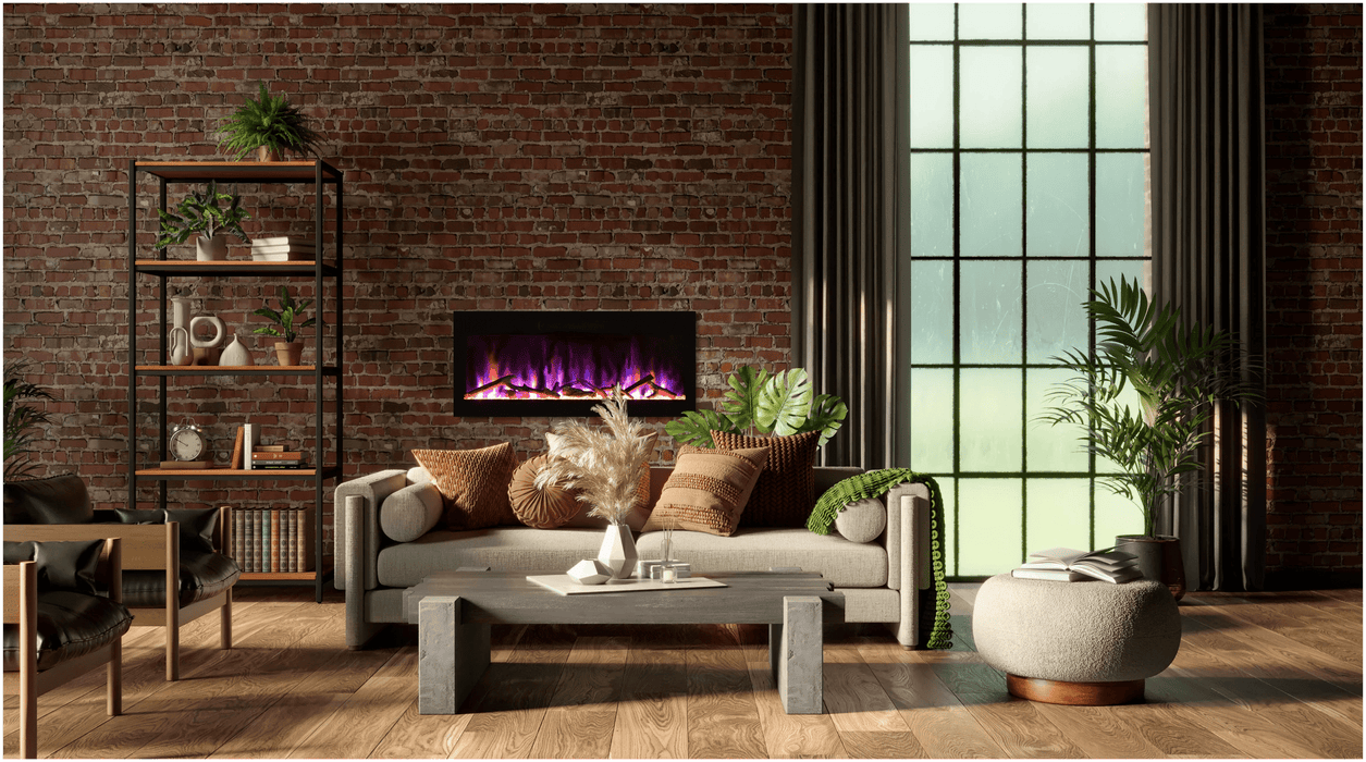 Amantii Amantii Evolution Linear 36 Electric Fireplace by Fire & Ice EVO3620 Fireplace Finished - Electric