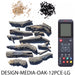Amantii Amantii OAK - 12 Large Piece Media Kit - DESIGN-MEDIA-OAK-12PCE-LG DESIGN-MEDIA-OAK-12PCE-LG Fireplace Accessories
