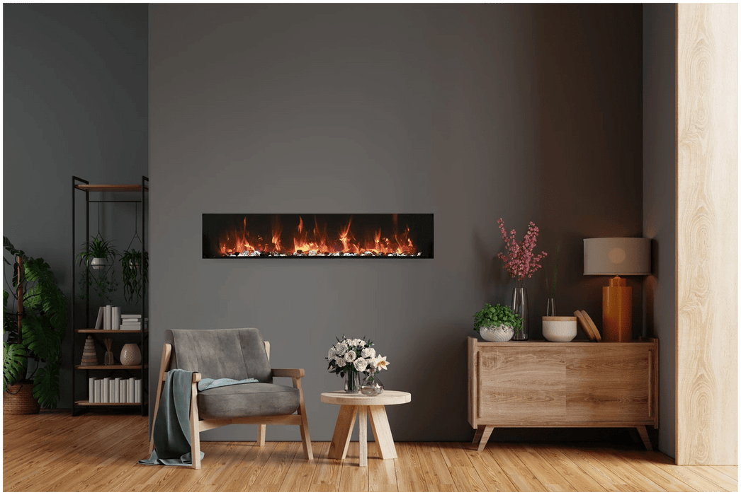 Amantii Amantii Panorama BI Extra Slim Lumina 50 electric fireplace BI-50-XTRASLIM-LUMINA Fireplace Finished - Electric